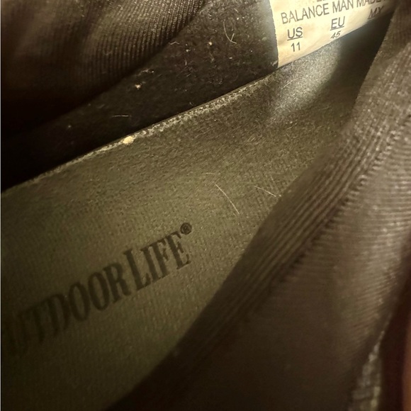 Outdoor Life Men's Slip-On Loafers in Olive Green and Black - Picture 4 of 4